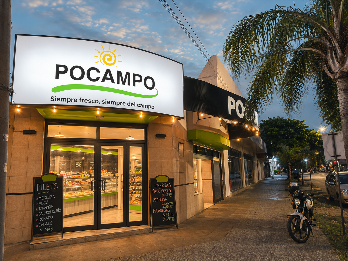 Frente del local POCAMPO